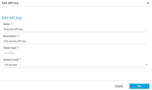 Edit API Key Edit API Key